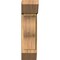 Ekena Millwork Funston Slat Rough Sawn Bracket w/ Offset Brace, Western Red Cedar, 8"W x 18"D x 30"H BKT0806X18X30FST06RWR - alternate 3